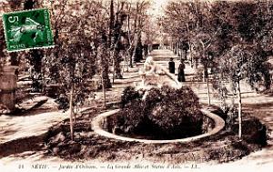 Setif - Jardin d'Orleans et Statue Aeis